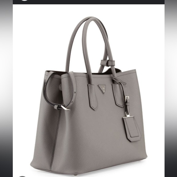 Prada Large Expandable Shoulder Tote